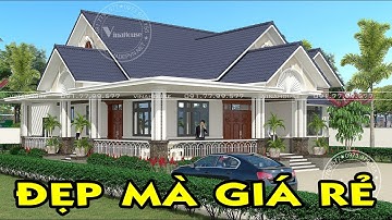 BIỆT THỰ VƯỜN 1 TẦNG, MÁI THÁI, DIỆN TÍCH 14m x 16m