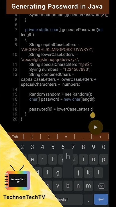How to generate password in java | generate random secure password # ...