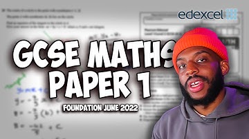 Maths GCSE | Past Paper Walkthrough | 1F June 2022 | Edexcel | MrGreyMaths