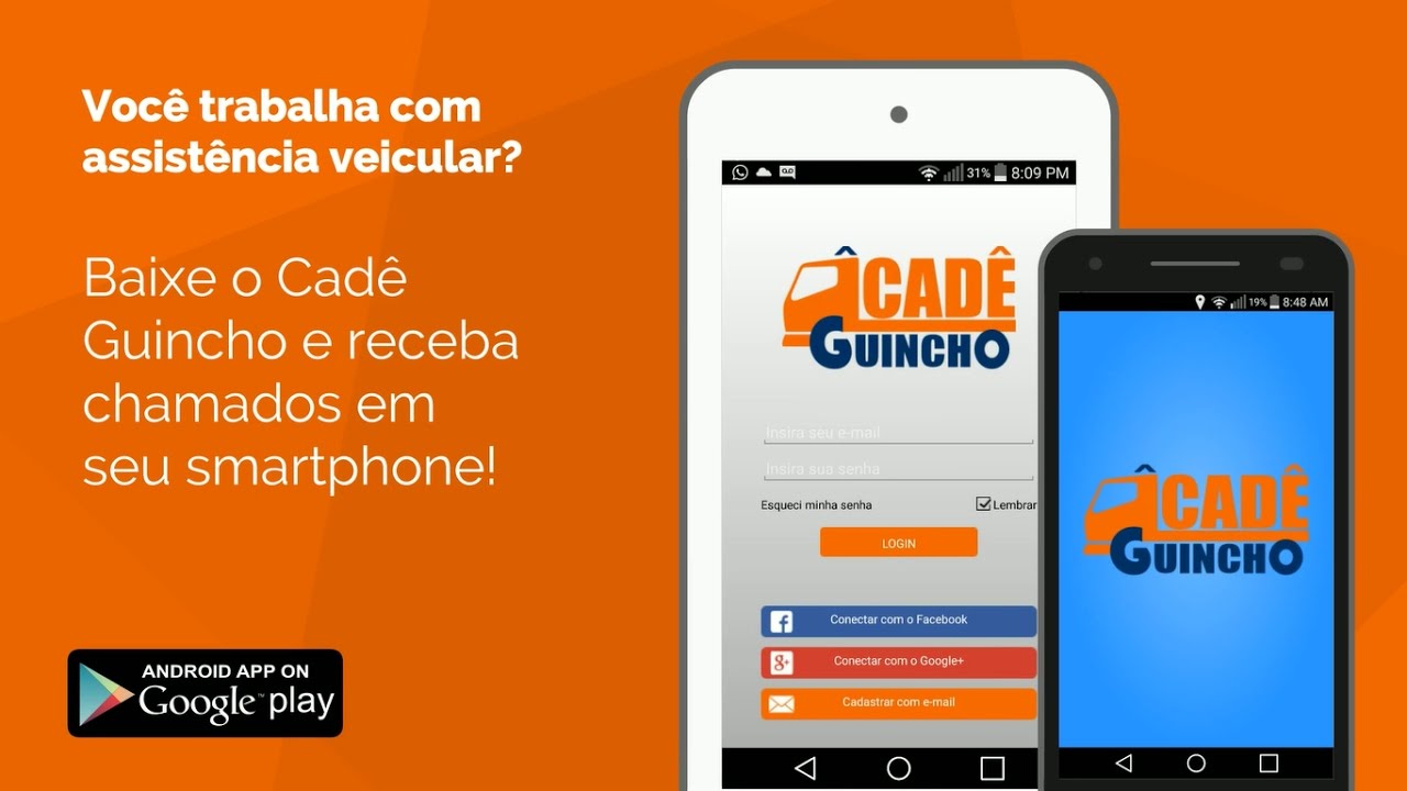 Como se cadastrar no Aplicativo Cadê Guincho