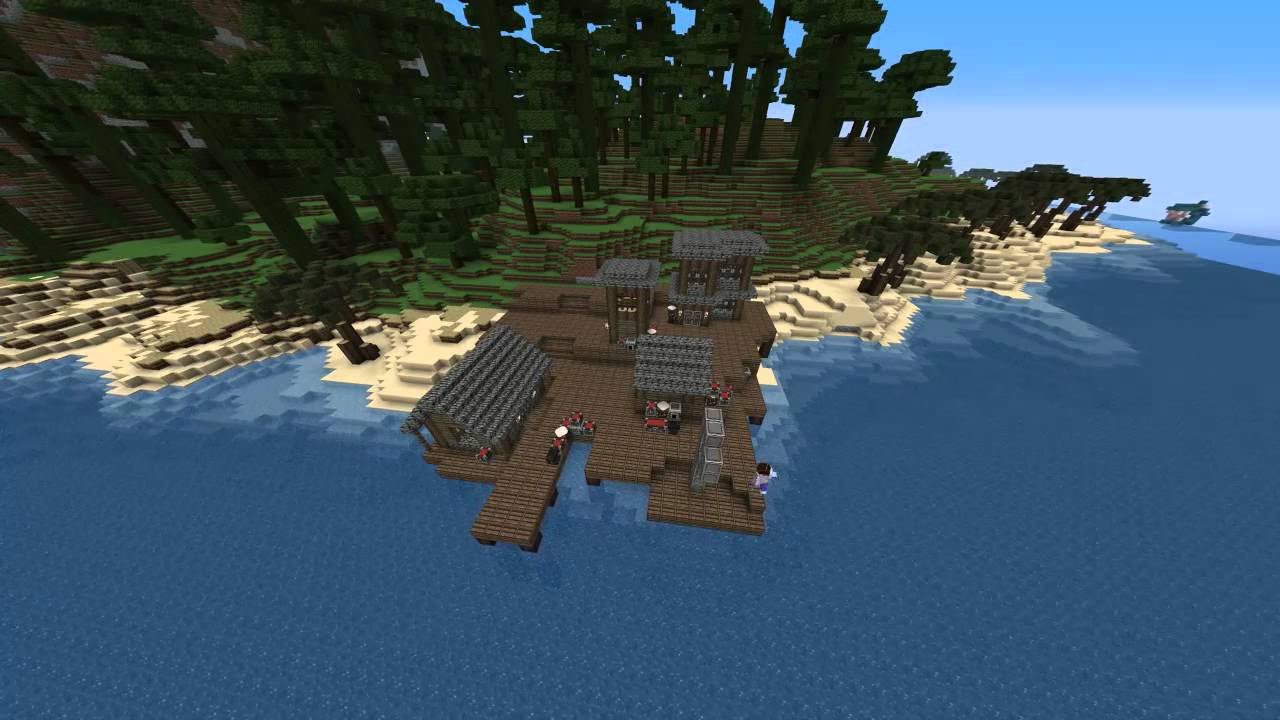 Medieval Dock - Minecraft Time Lapse - YouTube