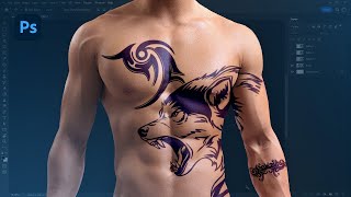 GET A TATTOO NOW! How to Add REALISTIC TATTOOS in Photoshop screenshot 1