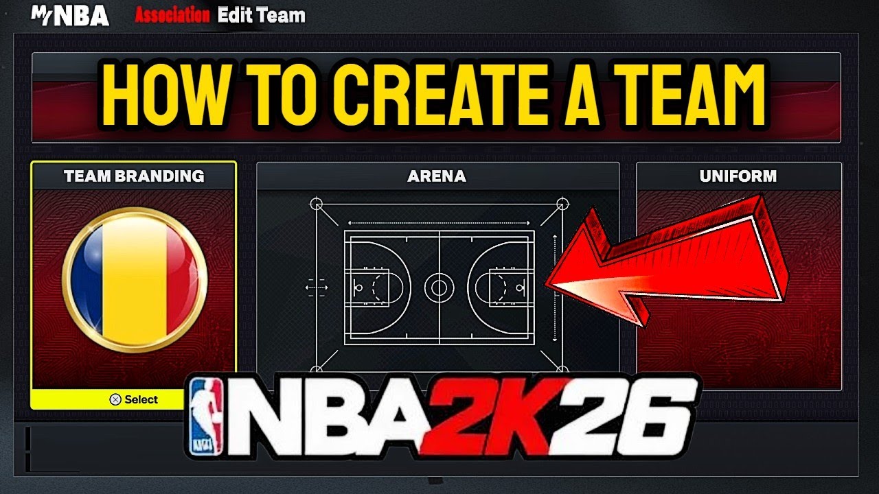 NBA 2K26  - How To Create a Team (FULL TUTORIAL)