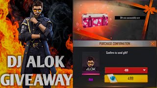 Dj alok giveaway free fire live | free fire dj alok giveaway | N2K