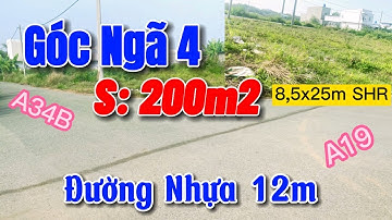 Bán Đất KDC Tân Đức Giá Rẻ - Sổ Hồng Riêng | LÔ GÓC 200M2 cách CV 30m| BĐS Đức Hòa - Ngô Phụng Land