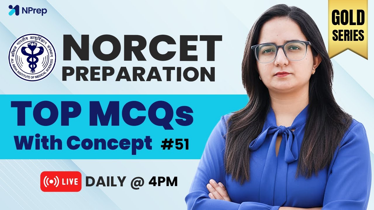 NORCET 10 Preparation | RRB | SGPGI | KGMU 💛GOLD Series | MSN & Pharma By Pooja Mam