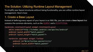 Simplifying Your Android Layouts: Use a Single XML Layout File for Multiple Activities