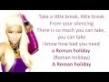 Roman holiday  nicki minaj  lyrics 