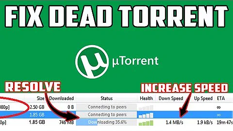 Fix & Speed Up Dead Torrent | Resolve Torrent Shows connecting to peers