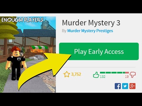 Getting Early Access To Roblox Murder Mystery 3 Youtube - getting early access to roblox murder mystery 3 youtube