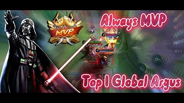 Argus jungle aggressive gameplay by top 1 global Argus the yellow flash