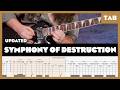 Megadeth - Symphony of Destruction - Guitar Tab | Lesson | Cover | Tutorial
