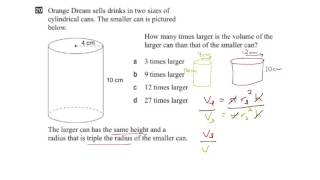 EQAO Grade 9 Applied Math 2016 Question 20 Solution