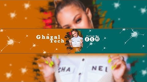 How To Create YOUTUBE channel ART in photoshop -تعلم الفوتوشوب للمبتدئين خطوة بخطوة