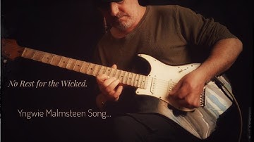 "No Rest for the Wicked" Yngwie Malmsteen Song. cover by Paulo Dottore. #yngwiemalmsteen #guitar 