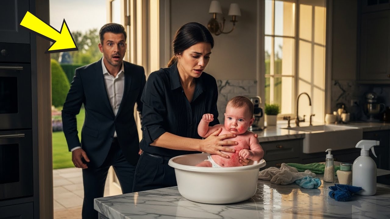 Milyoner habersiz eve geldi… ve hizmetçinin kızına yaptığını görünce donup kaldı