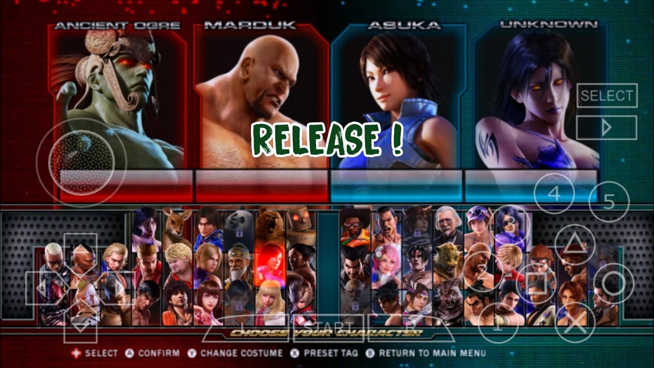 (MODS RELEASE) TEKKEN TAG TOURNAMENT 2 PPSSPP YouTube