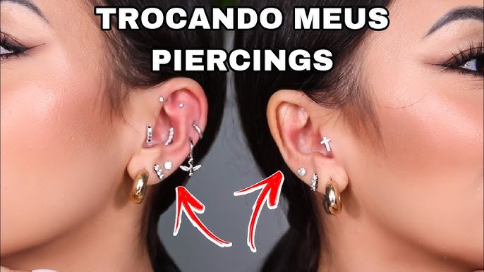 Piercing Orelha Aço Cirúrgico Base Reta e Bolinha Zircônia M - Renner