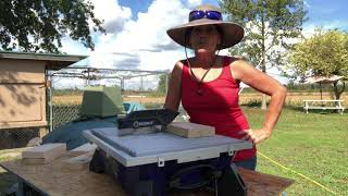 WOOD STOVE — CUTTING FIREBRICKS AND SAVING MONEY!!!!