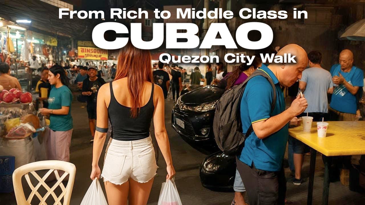 Walking around Bustling Cubao Quezon City Philippines [4K HDR]