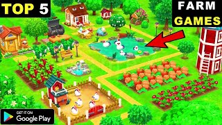 Top 5 Farm Games For Android | Farming Games 2022 | Top 5 Farm Games For Android Offline screenshot 2