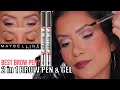 *new* MAYBELLINE BUILD-A-BROW 2 IN 1 BROW &amp; GEL + 2 DAY WEAR TEST *sparse brows* | MagdalineJanet