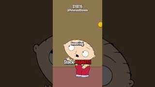 Family Guy | Stewie Invest in stock market #shorts