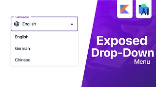 Exposed Drop-Down Menu - Forget about Spinner | Android Studio Tutorial