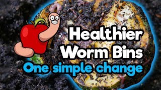 Changing the way I feed my worms, great results! Worm Bins update August 2018