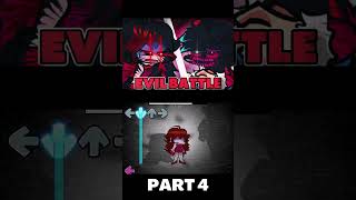 EVIL BF VS GF! (PART 4) (Yandere Attack)  (FNF MOD) #shorts