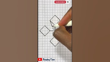 easy basic 3d drawing tutorial 😍 #ShorterIsBetter #trending #shorts #drawing