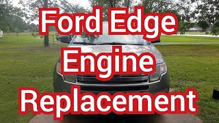 How to replace the 3.5l engine in a Ford Edge