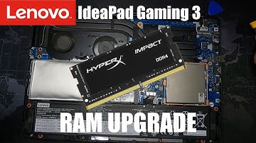 Lenovo IdeaPad GAMING 3 | RAM UPGRADE | COMPLETE tutorial