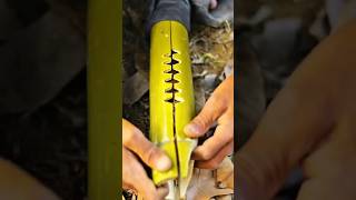 make amazing rat trap using wood work #bamboo