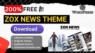 200% FREE है! ~ Zox News Theme Free Download Latest Version & License Key (Lifetime Validity)