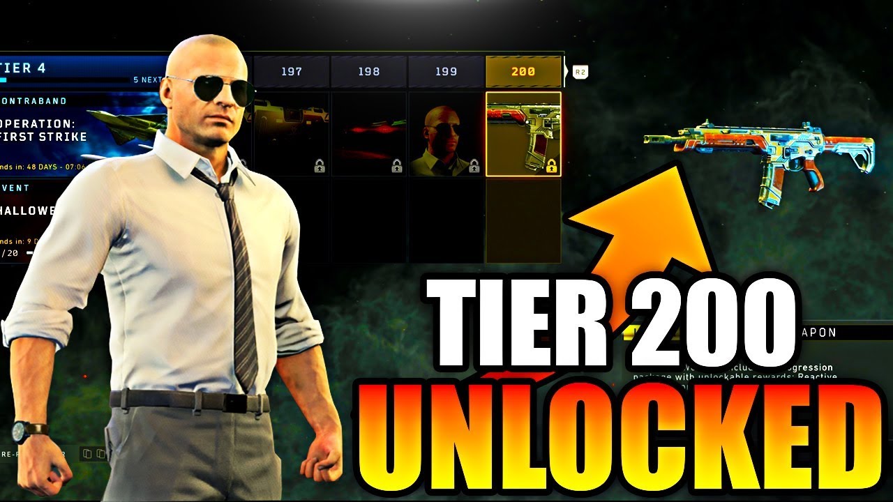 How to UNLOCK TIER 200 FAST! Unlock 1 TIER every Game in Black Ops 4 Black Market!  New Tier Ranking