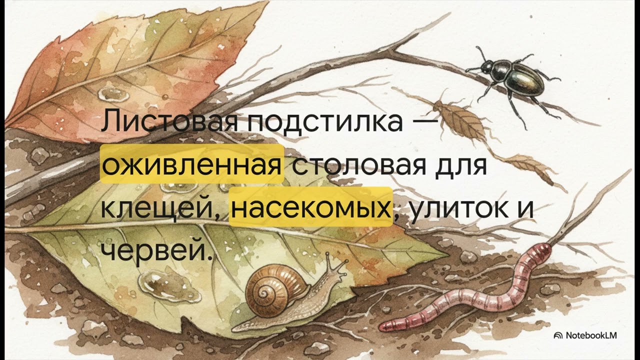 § 22. Наземная экосистема —лес.