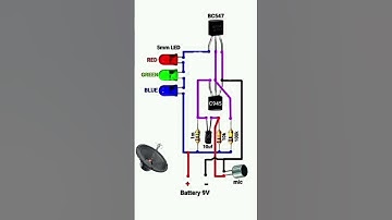 music level indicator circuit 💡 #musiccinematic #diycircuit #audiolavlecircuits