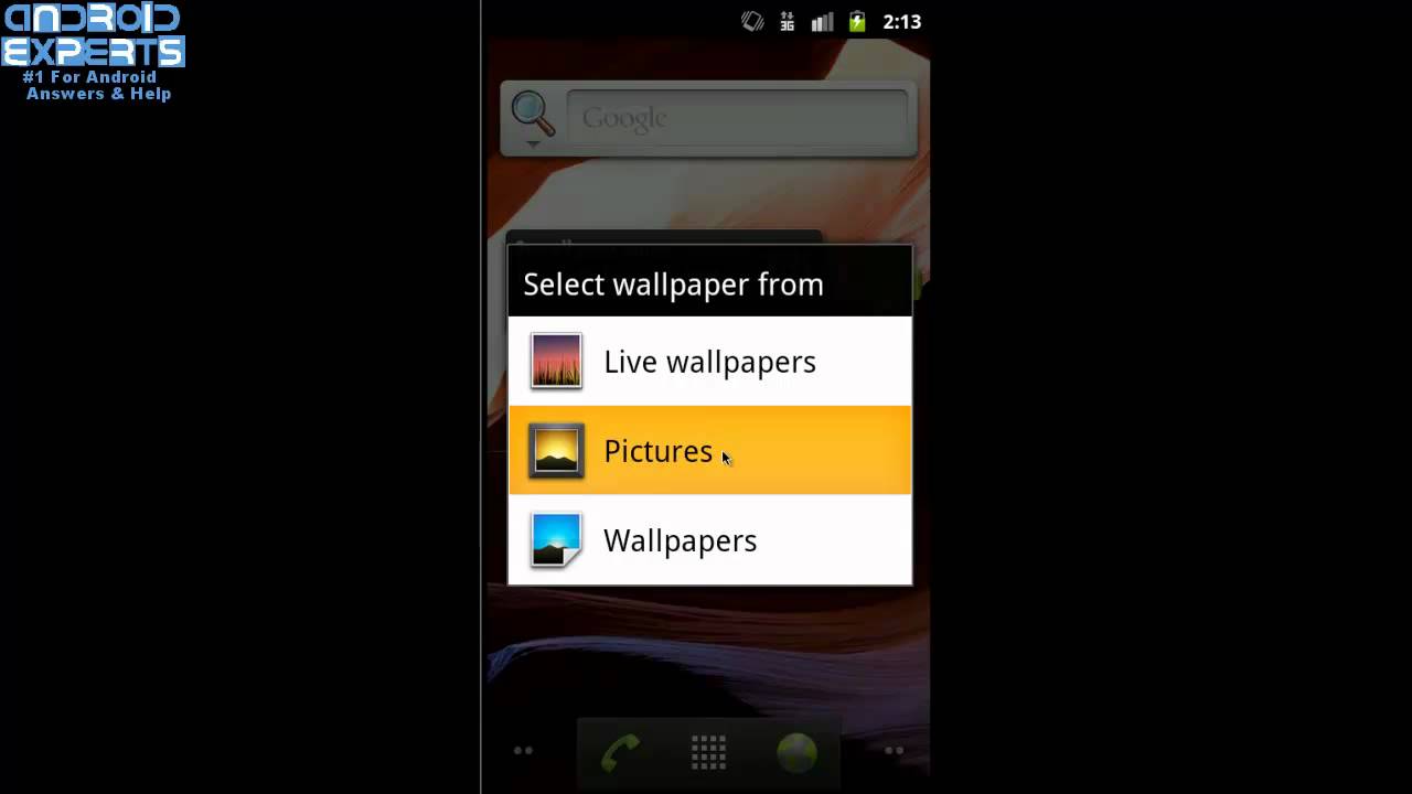 How To Change Wallpaper Android Experts Youtube