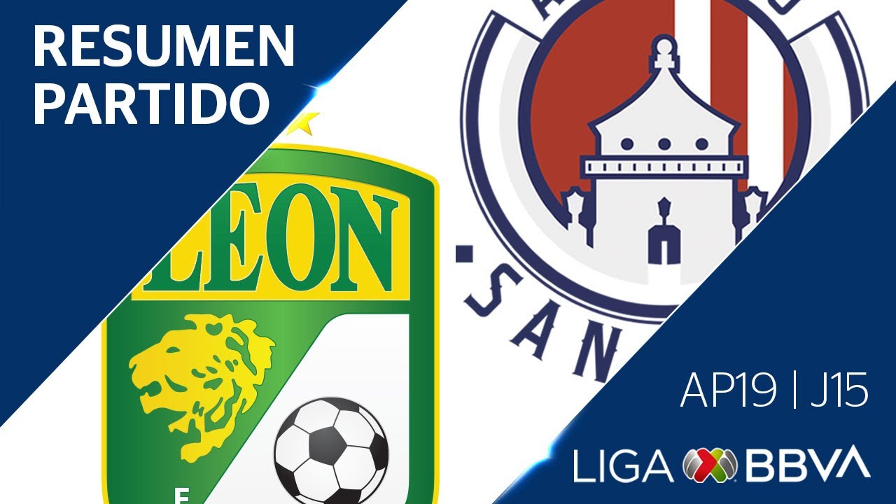 Resumen Y Goles Leon Vs Atletico San Luis Jornada 15 Apertura 2019 Liga Bbva Mx Youtube