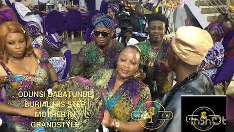 ODUNSI BABATUNDE BURIAL HIS STEP MOTHER IN GRANDSTYLE #chelsea #chelsealegends #drogba #lampard 