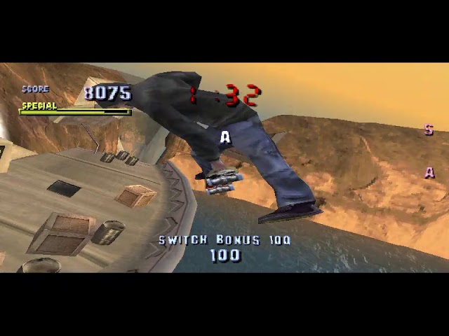 PS1] - Tony Hawk's Pro Skater - [Parte 1 - Warehouse Woodland