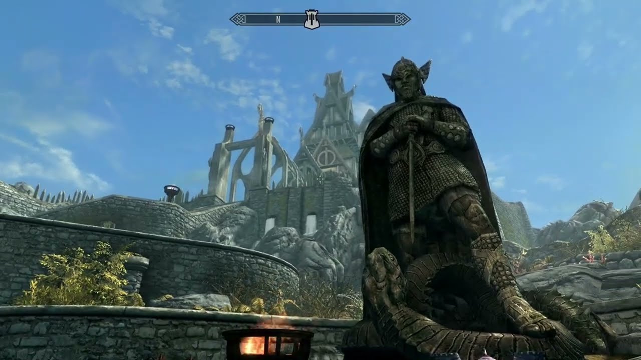 Skyrim ASMR Bedtime Story | Reading the Tale of Palla