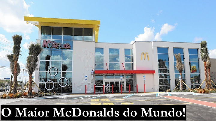 O Maior McDonalds do Mundo! (com pizza???)