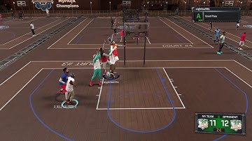 NBA 2K17 putback dunk