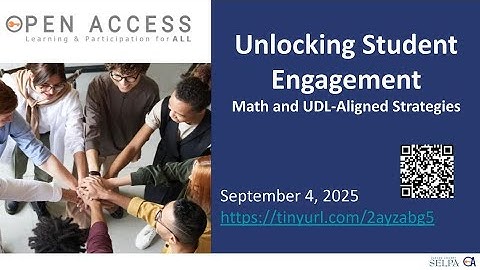 Unlocking Student Engagement: Math and UDL-Aligned Strategies: Session One