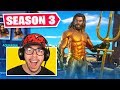 New *SEASON 3* BATTLEPASS in Fortnite! (AQUAMAN)