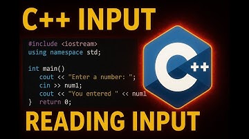 C++ Lecture 2: Understanding Input & Variables | Learn cin  in C++