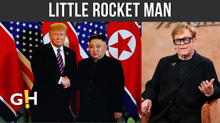 Elton John reaction to Donald Trump using his hit Rocket Man for Kim Jong Un | Entertainment News