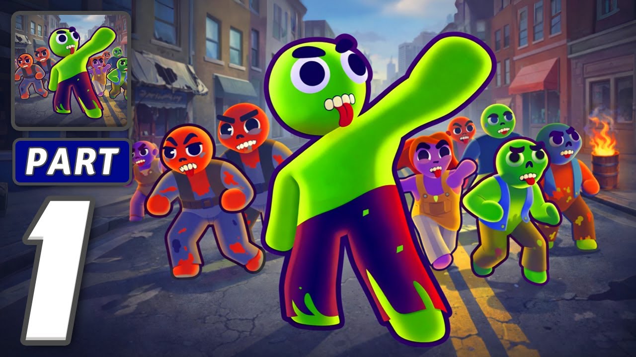 My Zombie World - Gameplay Walkthrough Part 1 - Survive And Rebuild Society (iOS, Android)